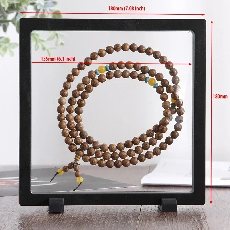 

Тонкая пленка из ПЭТ, подставка для ювелирных изделий, коробка, плавающая фоторамка, держатель, ювелирные изделия, серьги, кольца, браслет, часы, каменная витрина