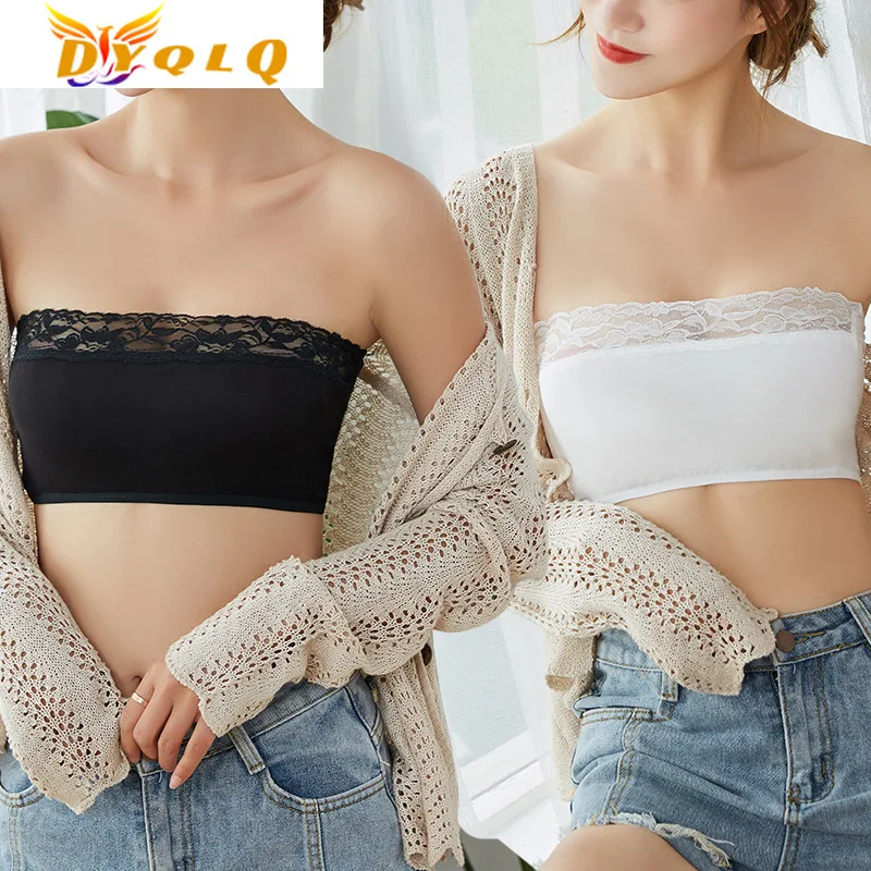 

20221PC Seamless Tube Tops Women Invisible Bra Intimates Strapless Bustier Bandeau Breathable Wrapped Chest Underwear Tube Tops
