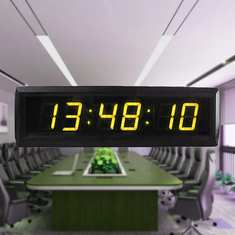 Цифровые настенные часы с будильником таймером для склада офиса гостиной 1 8