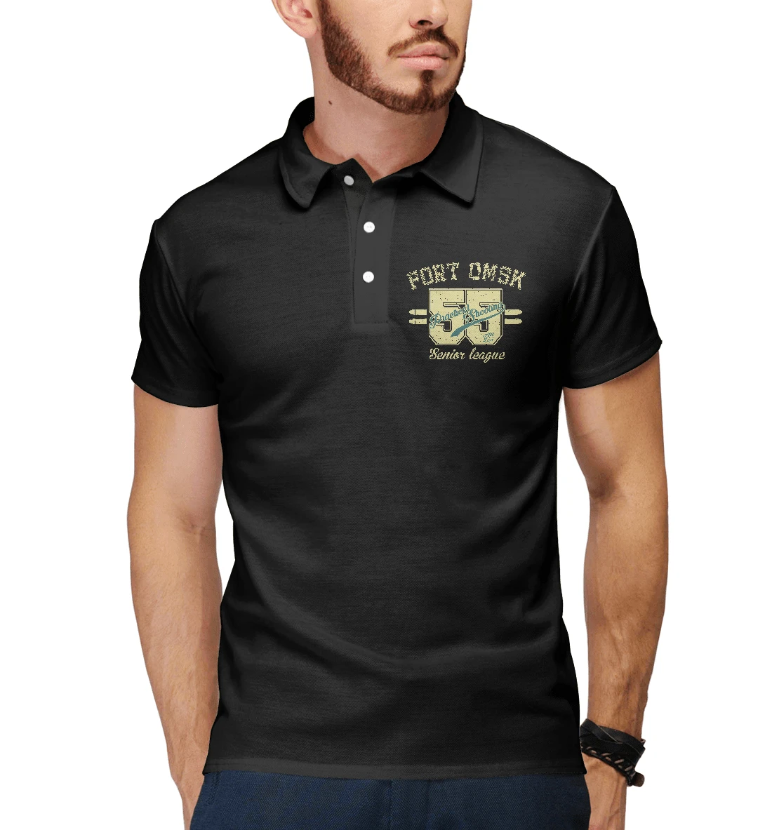 Футболка Поло Fort Omsk Practical Shooting Авторские дизайны |