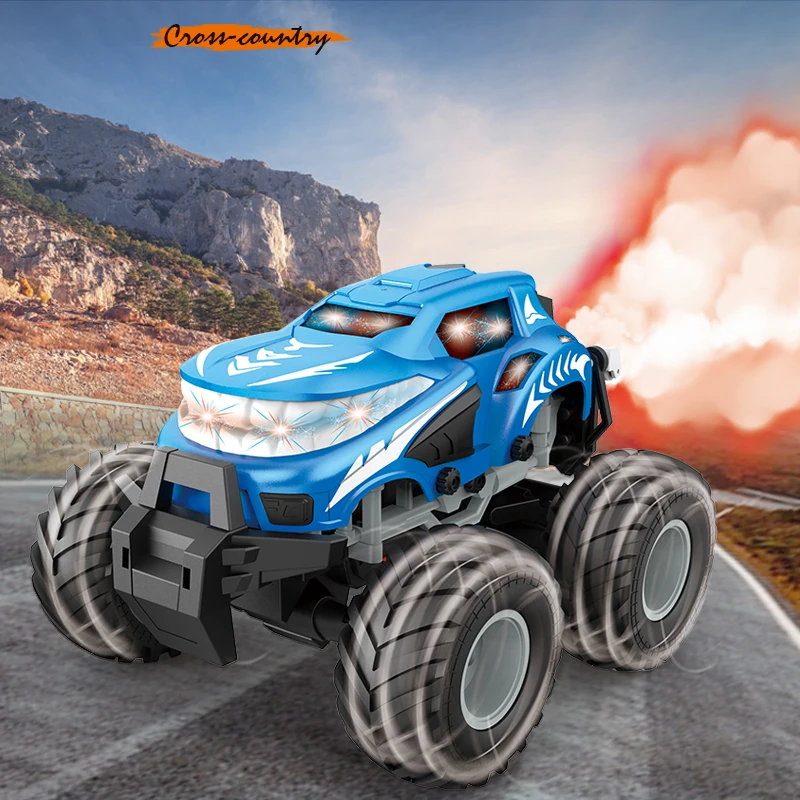 

Paisible Electric Stunt Drift RC Car 2WD Remote Watch Gesture Control Mist Spray Rock Crawler Kids Toys