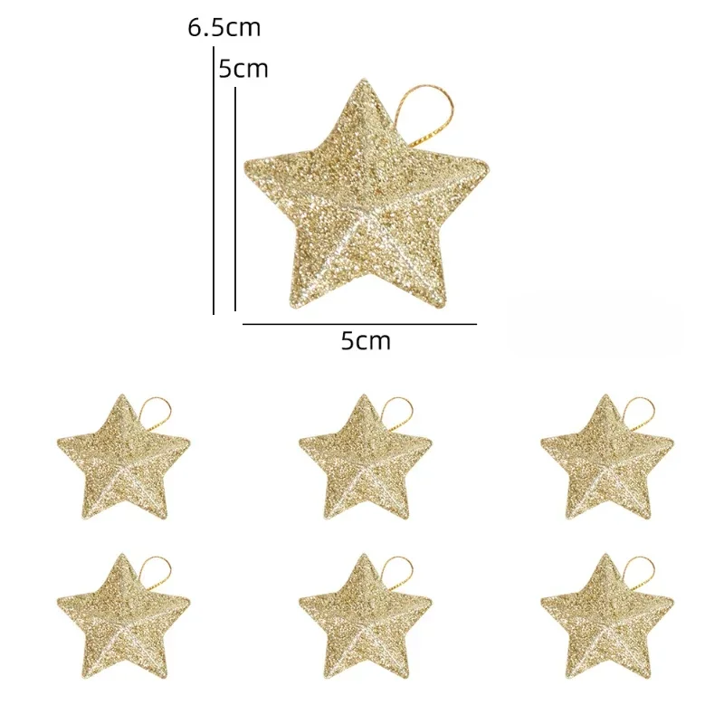 

Золотые звёзды для ёлки