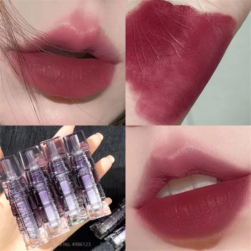 

Kakashow Soft Velvet Lip Mud Natural Nude Color Non-stick Cup Lipstick Waterproof Lasting Matte Sexy Red Tint Lip Glaze Makeup