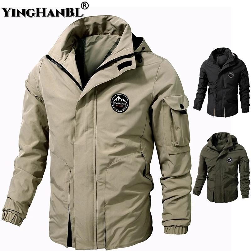 

Autumn 2022 Techwear Windproof Black Green Military Bomber Cargo Casual Jacket For Men 6XL 7XL 8XL