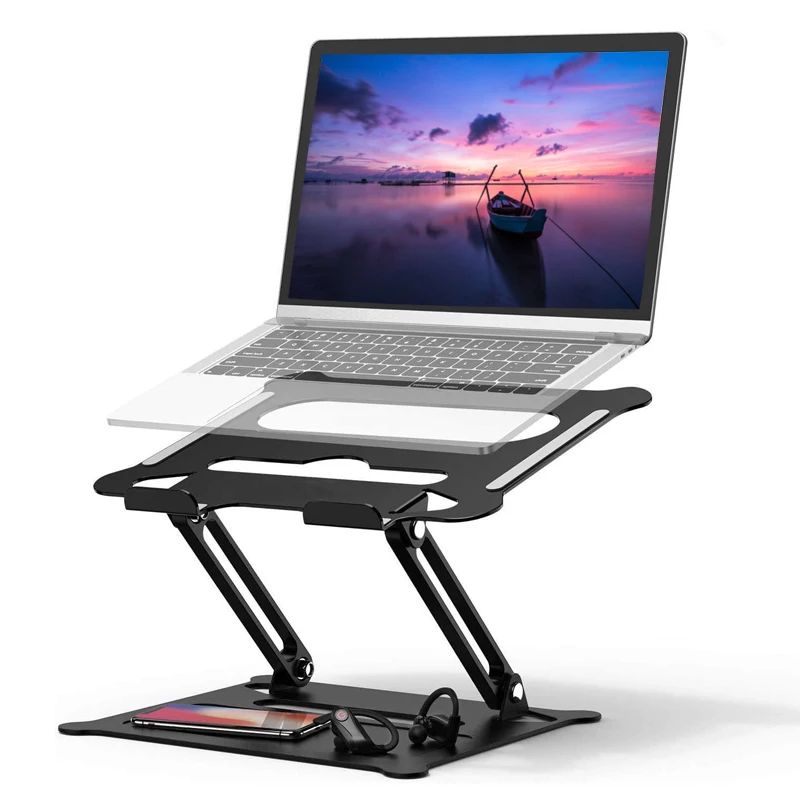 

Ergonomic Riser Computer Table Foldable Adjustable Aluminum Laptop Stand for MacBook HP