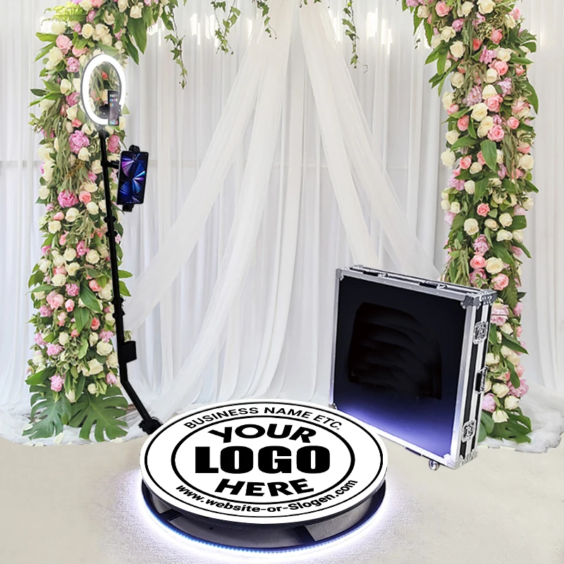 

360 photo booth from us 360 photo booth for mini 100cm 360 mirror photo booth honey comb 2022 bluetooth 07 person