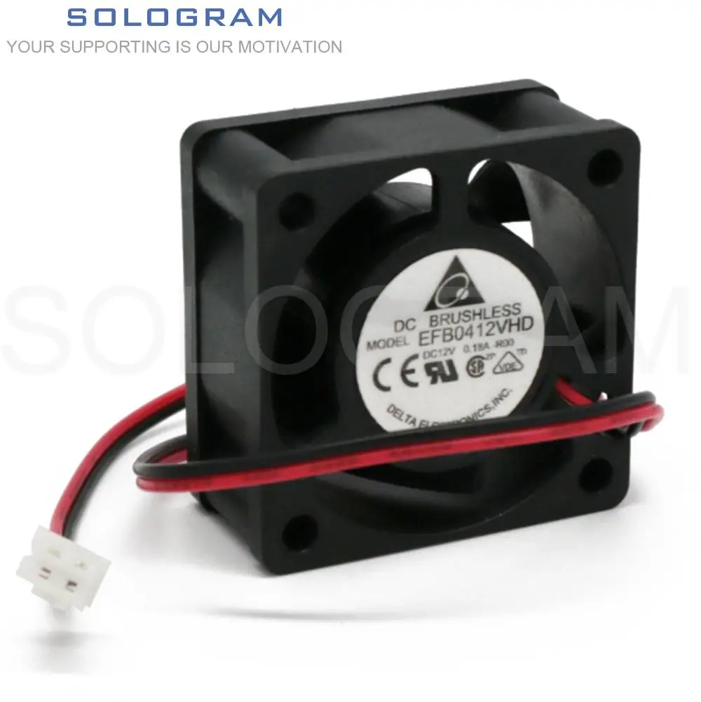 

1Pc Brand New Original For Delta EFB0412VHD DC 12V 0.18A 40*40*20MM 4020 3Pin Inverter Sever Cooling Fan