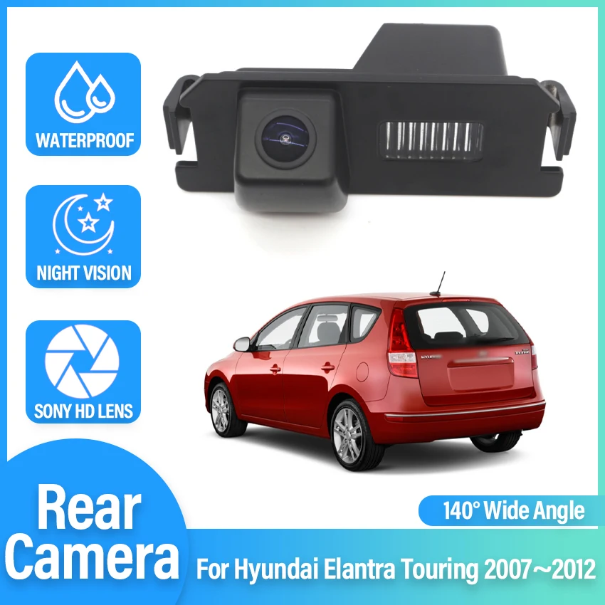 

Автомобильная парковочная камера заднего вида, водонепроницаемая камера CCD HD для Hyundai Elantra Touring 2007 ~ 2010 2011 2012
