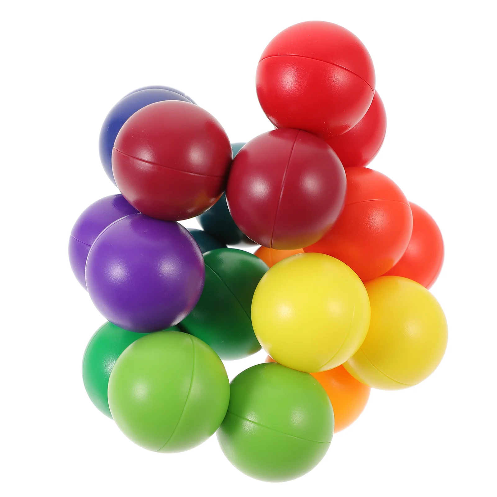 

Rainbow Kids Toys Beads Pressure Kids Ball Plastic Color Sense Anxiety Hand Sensory Child