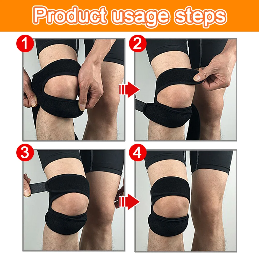 Спортивный Наколенник Для Взрослых Защитная Тканевая Повязка Тренажерного Зала