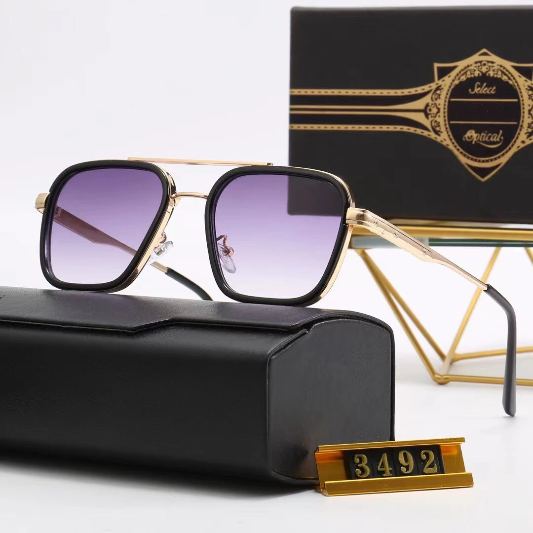 

Original Factory High End Business Casual Alloy Frame Men Women Sunglasses Driving Anti-Glare Top Quality Lenses Couple Eyewear