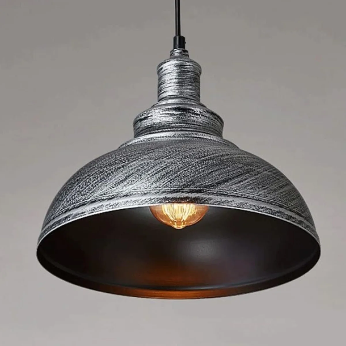 Фото JOYINLED в упаковке из 3 винтажных подвесных светильников E26/27, 30 см, 1 подвесной светильник, светодиодная люстра в индустриальном стиле, потолочные светильники №4