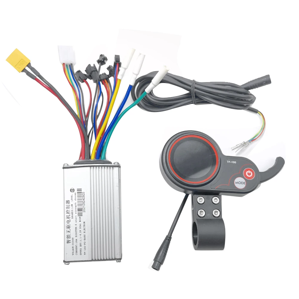

36V 16A Electric Scooter Intelligent Brushless Motor Controller + Instrument Display for 10 Inch Scooter