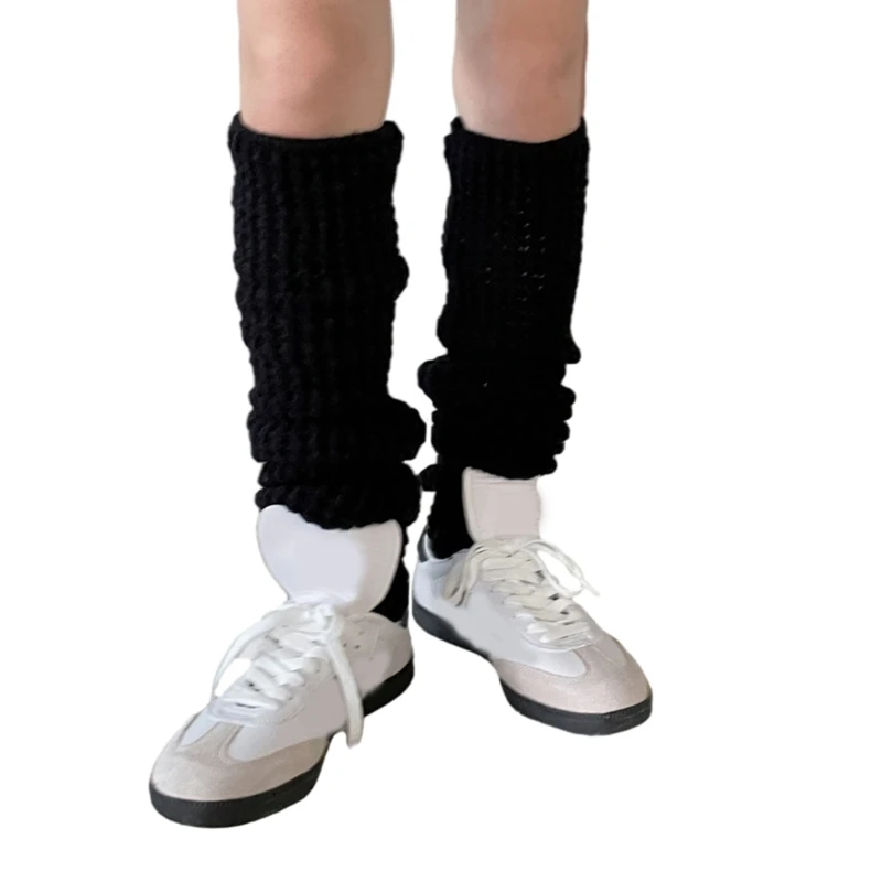 

Women Fashion Leg Warmers Knitted Long Leg Socks Warm Students Girls 90s Boot Socks Party Casual Y2K Streetwear Gift