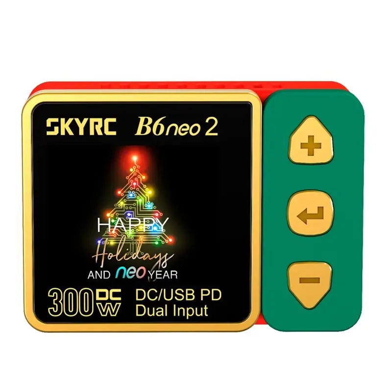 Фото Зарядное устройство SKYRC B6neo 2 Smart DC 300W PD 80W для аккумуляторов Lipo/Life/Lilon/Lihyv/Nimh/Nicd/Pb на Рождество №4
