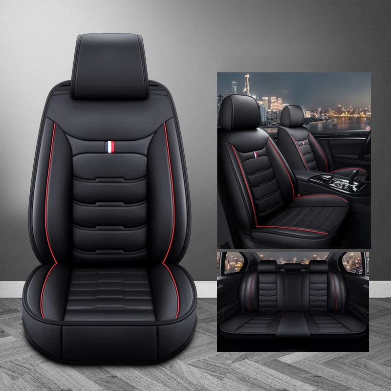 

Universal Full Set Car Seat Cushion Cover For BMW ALL Models E60 E61 X3 F25 X4 X5 F26 Luxury Quality Leather Car Seat Cover