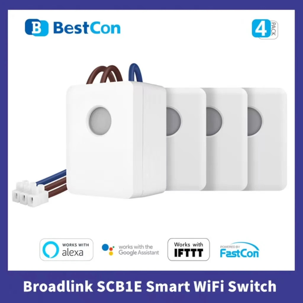 Умный выключатель Broadlink SCB1E с поддержкой Wi-Fi и таймером