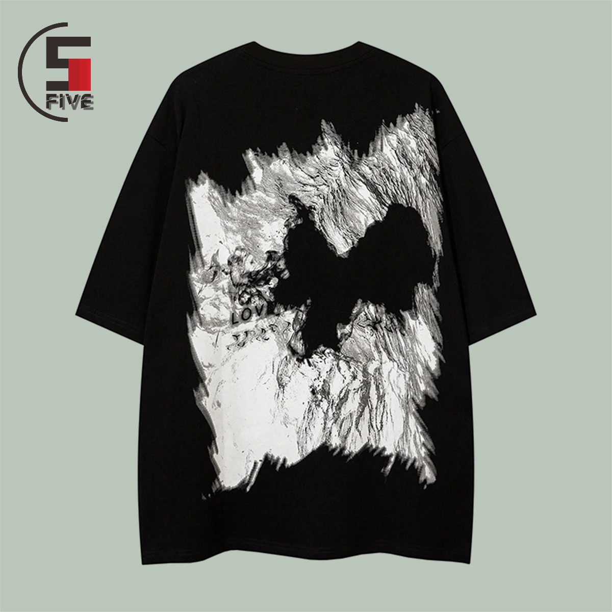 

Vintage T Shirt Mens Prank Nun Smoking Print Street Hip Hop Oversized Casual T Shirts Summer Breathable Cotton Short Sleeve Tees