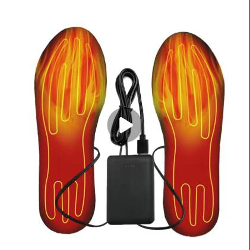 

Стельки с подогревом USB для обуви, теплые моющиеся, с электроподогревом, для мужчин и женщин