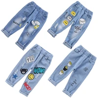 summer baby boys denim shorts fashion hole children jeans south korea style boy casual cowboy pants child toddler beach pants