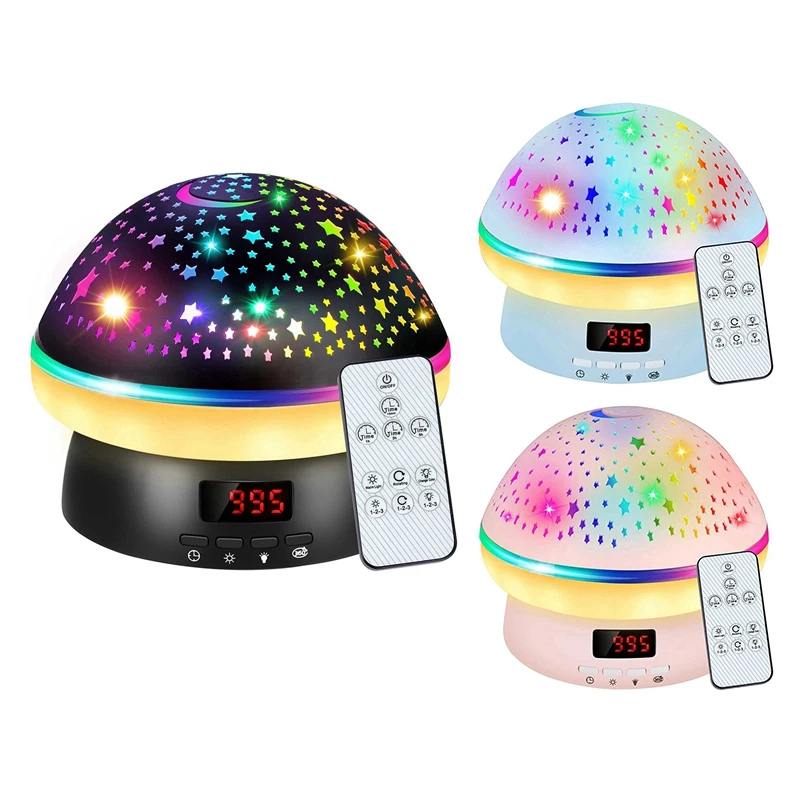 

Star Projector Night Light For Kids With Remote Control Timer, Birthday Xmas Gifts For 3-10 Year Old Boys Girls