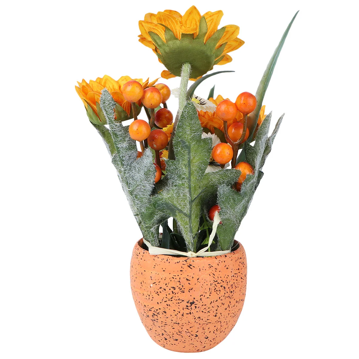

1Pc Plants in Cut Pots Sunflowers for Indoor Sunflower Table Centerpiece Artificial Sunflower Sunflowers