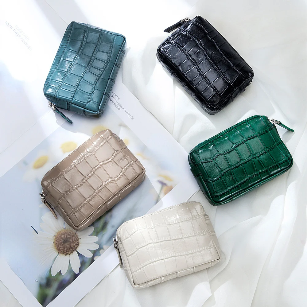 

Fashion Leather Coin Purse Women Mini Change Purses Kids Coin Pocket Wallets Key Chain Holder Zipper Pouch Card Holder Wallet