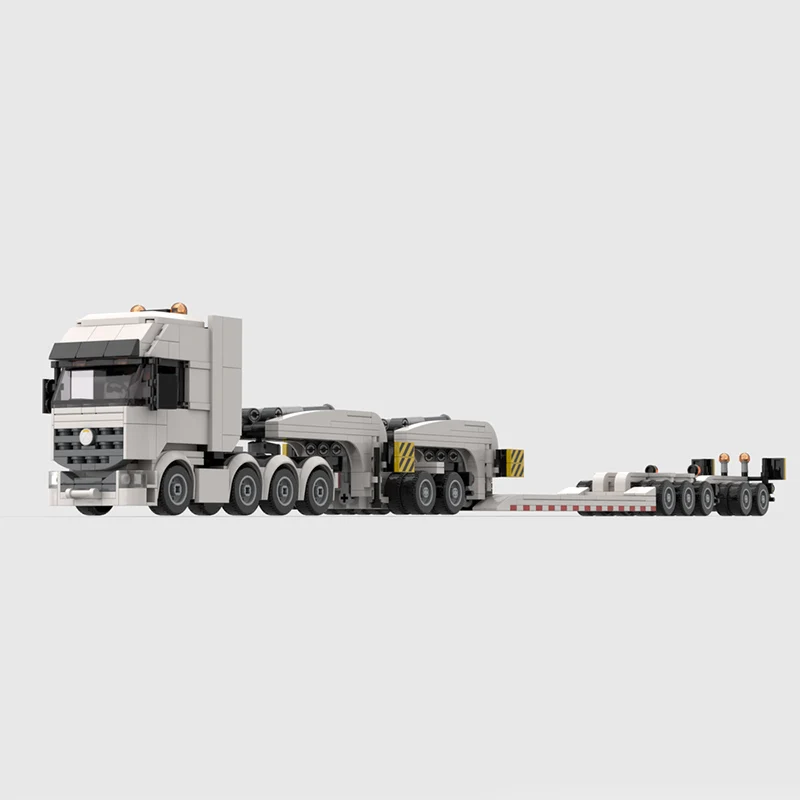 Конструктор City Car Model MOC: Малый тяжелый трактор-платформа, модульная технология, детские праздничные подарки, игрушка для сборки (art.: 3920db9635488) - 3920db9635488