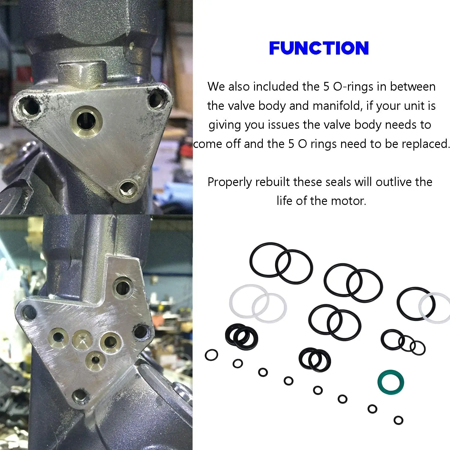 Outboard Trim/Tilt Pin Wrench MT0006 & MT0009 & 115225FS Seal Kit For Yamaha Honda enlarge