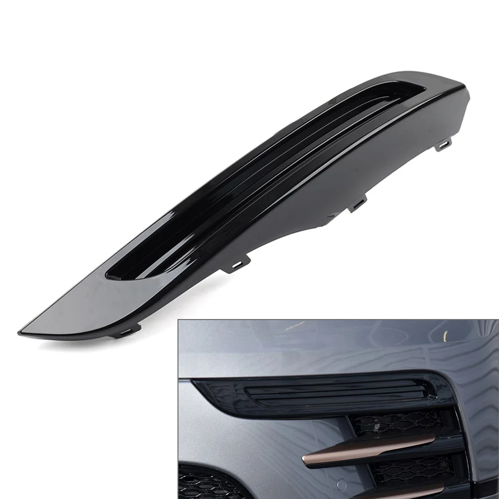 

Глянцевая черная рамка переднего противотуманного фонаря автомобиля для Land Rover Range Rover Velar 2017 2018 2019 2020 2021 2022 2023