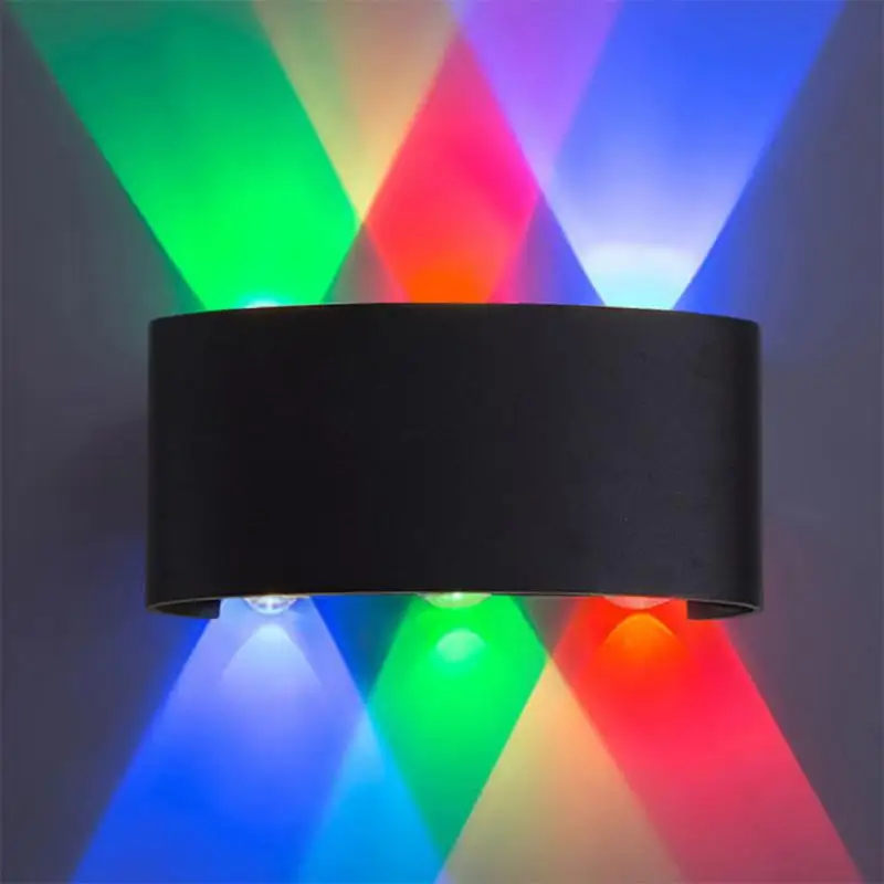 

Современный светодиодный настенный светильник RGBC/RGBW/RGB, лампа-бра для лестницы, прикроватный светильник, настенная лампа для ванной и зеркала, 85 ~ 260 В переменного тока