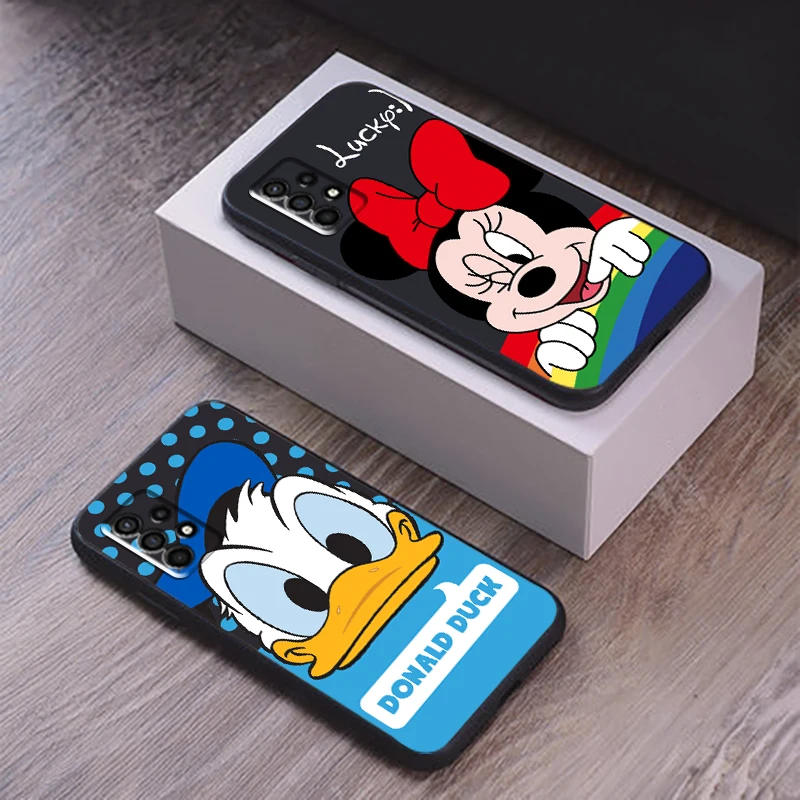 

Disney Mickey Minnie Mouse Phone Case For Samsung Galaxy S10 Lite S10E S10 5G S10 S9 S8 Plus Soft Carcasa Liquid Silicon Coque