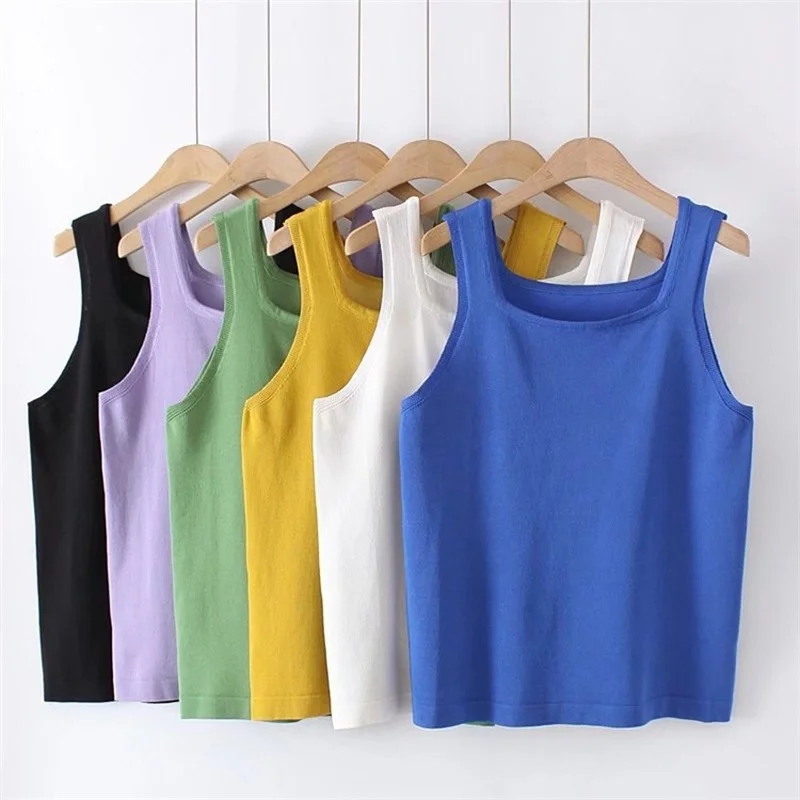

Plus Size Women's Sleeveless Tanks Casual Slim Summer Camisoles Oversized Tee