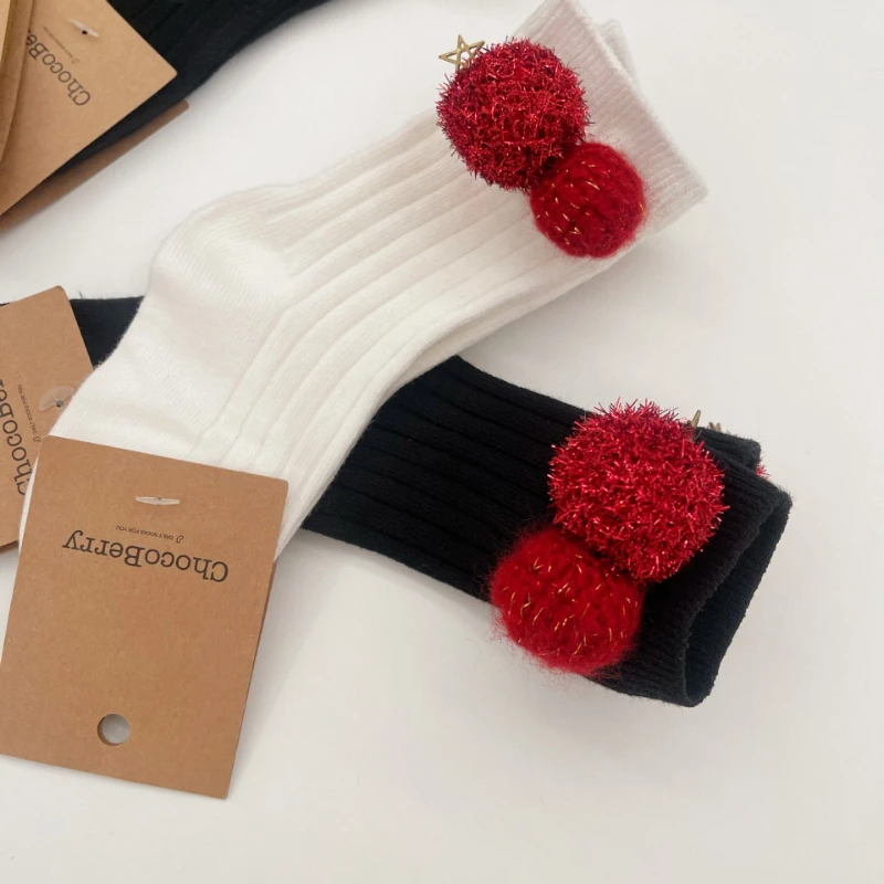 

Комплект из двух пар, Осень-зима 2022, детские рождественские носки, новогодние носки, шорты, хлопковые носки, оптовая продажа с завода