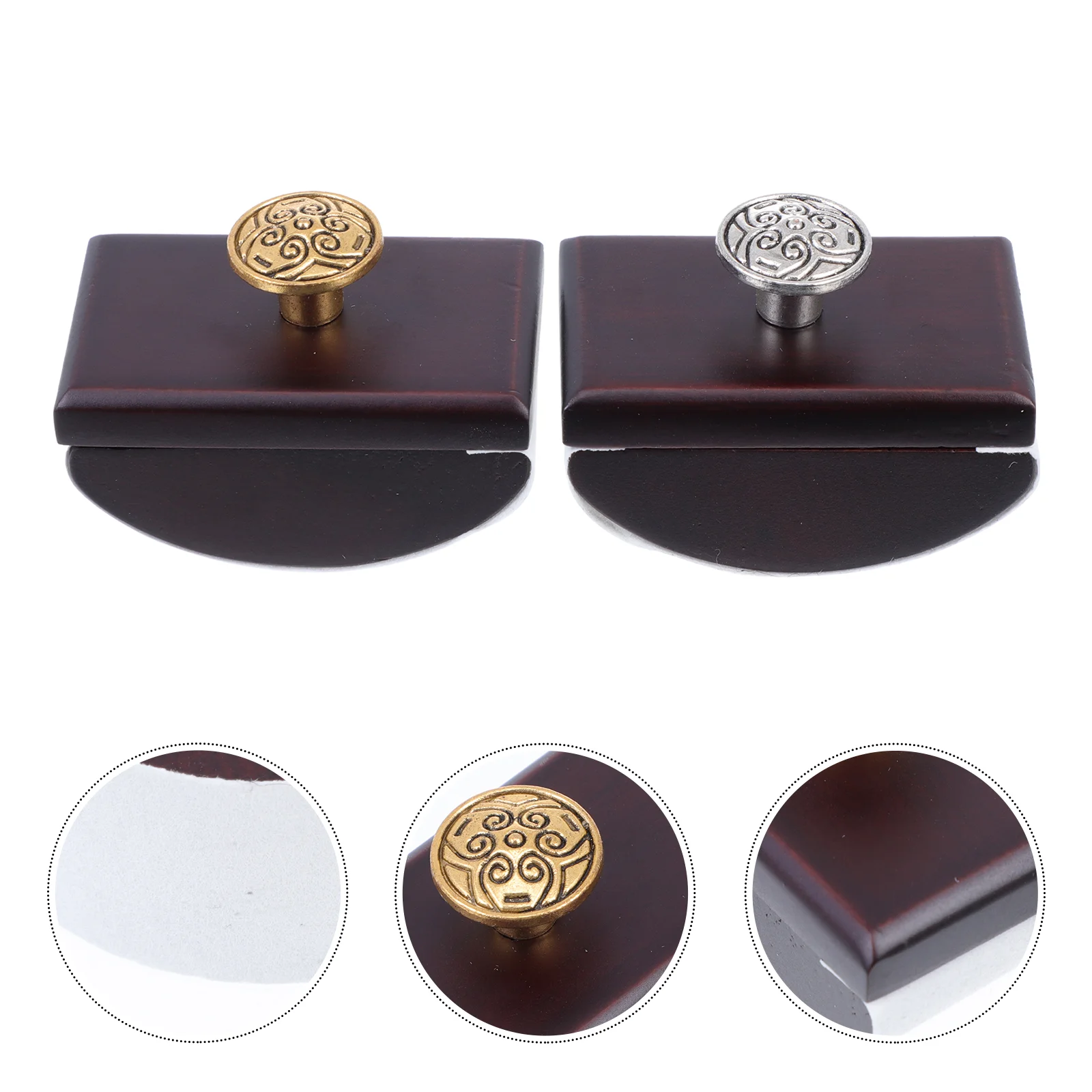 

2Pcs Ink Absorbing Calligraphy Seal Ink Absorption Tools Rocker Desk Calligraphy Seal Stamp Portable Rocker Blotter