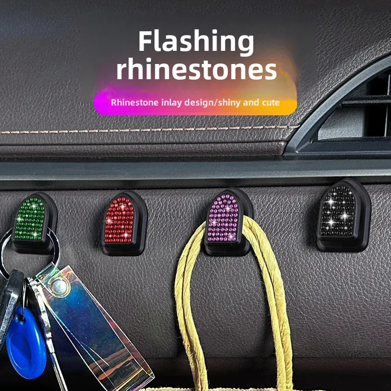 Креативный универсальный автомобильный аксессуар с бриллиантами небольшой