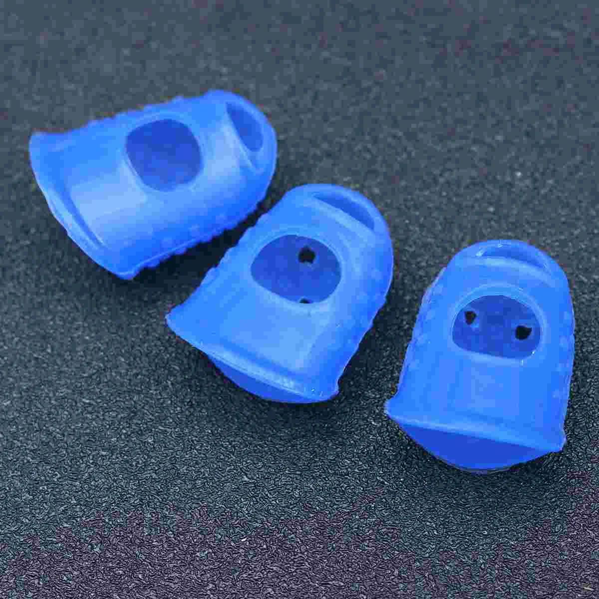 

3 Pcs Fingertip Protector Toys Non-slip Guitar Tips Protection Grips Office Cots