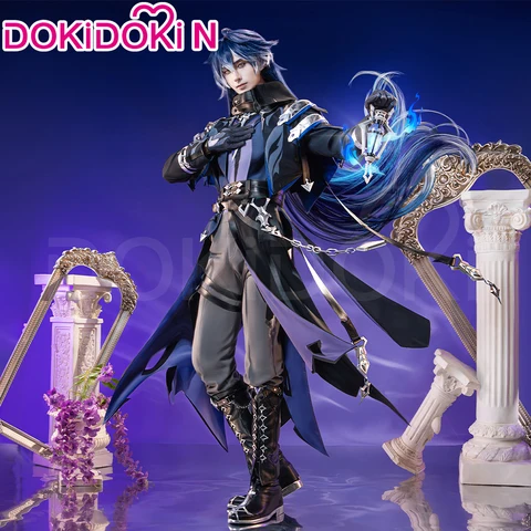 Flins Косплей Костюм Игра Genshin Impact【S-3XL】DokiDoki-N Kyrll Chudomirovich Flins Мужской костюм на Хэллоуин размера плюс