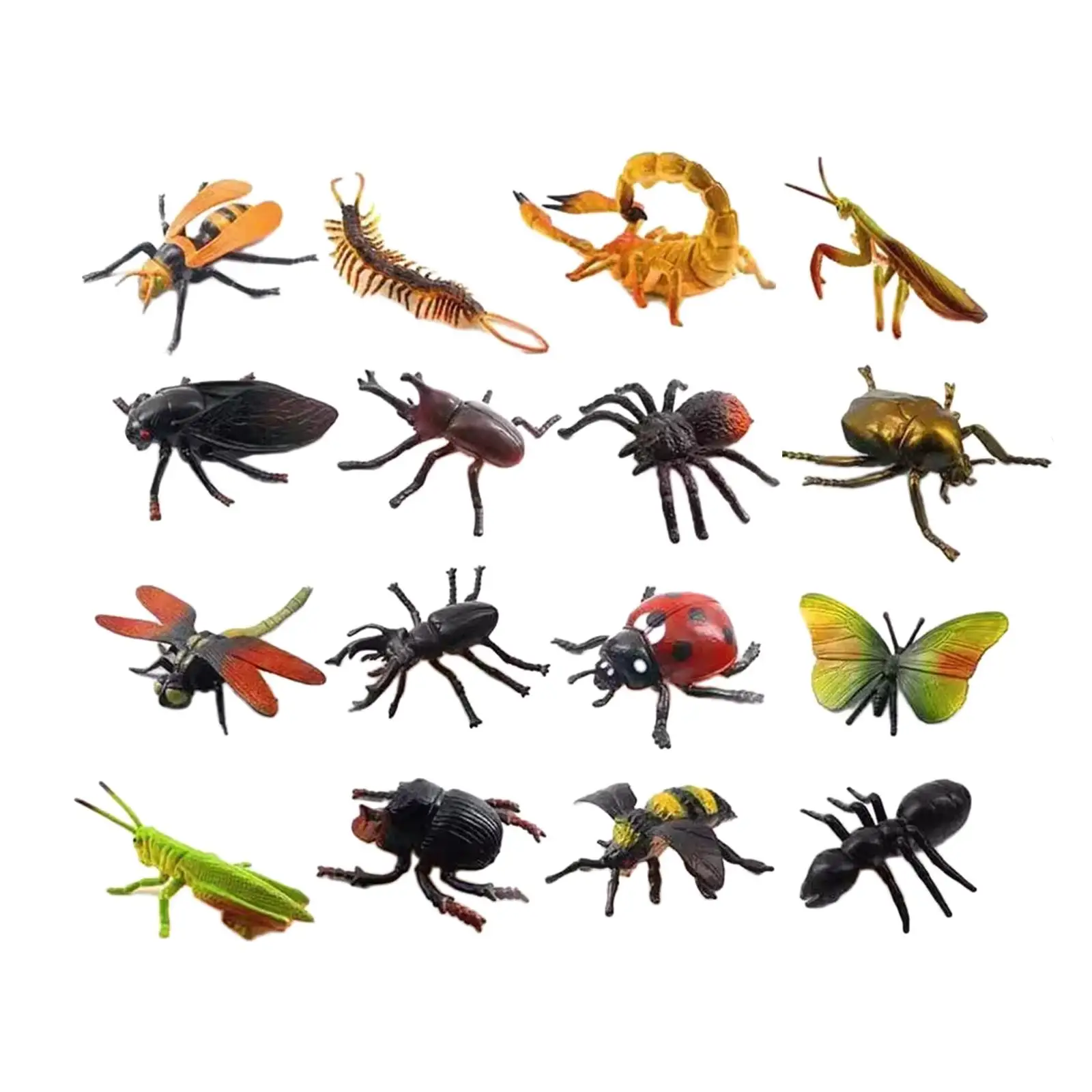 

16 шт., моделирующие фигурки животных