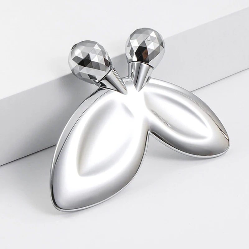 

Металлический 3D массажный ролик, скребок для носа, точечный, натягивающий мышцы Стик-бабочка, тарелка для подтяжки подбородка, плотное и тонкое лицо