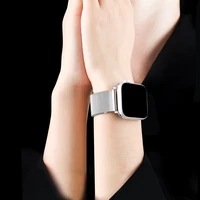 milanese loop for apple watch band 7 6 se 5 4 44mm 42mm stainless steel bracelet metal wrist strap of iwatch series 2 3 38mm 40m