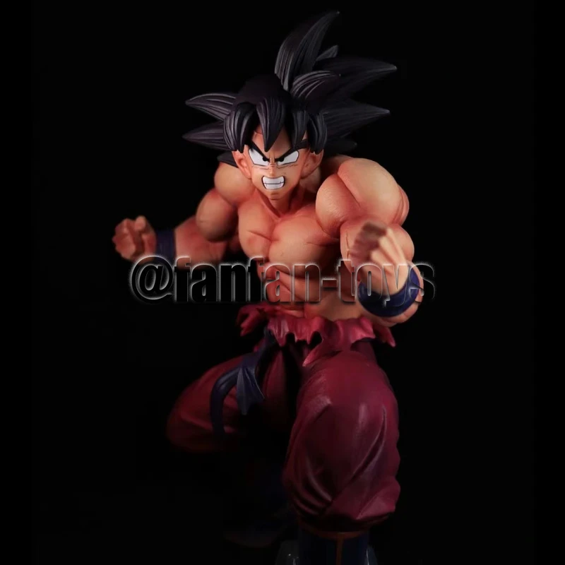 Фигурка В наличии 18 см из аниме Драконий жемчуг Z фигурка Son Goku Kaiouken Kakarotto ПВХ