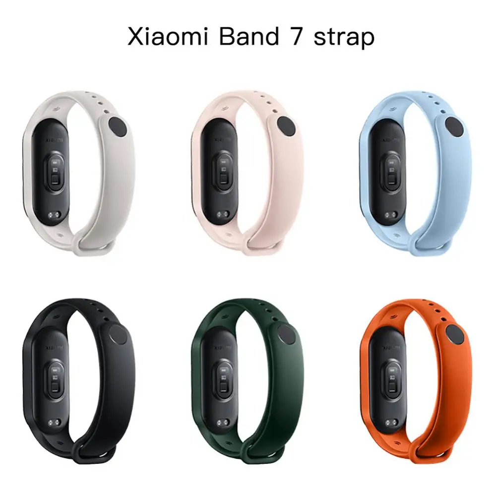

2023 Breathable Watchband Sport Belt For Mi Band 7 Colorful Replacement Wristband Sweat Proof Watch Strap Smartwatch Bracelet