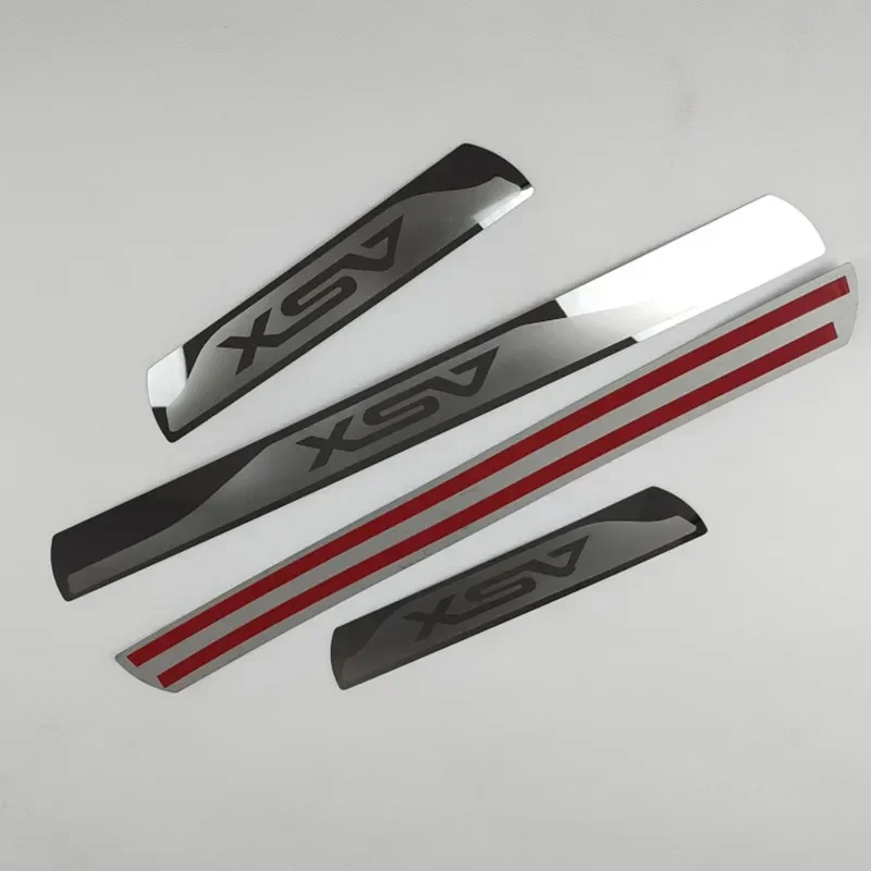 Автомобильная наклейка для Mitsubishi ASX накладка на порог защитная пластина