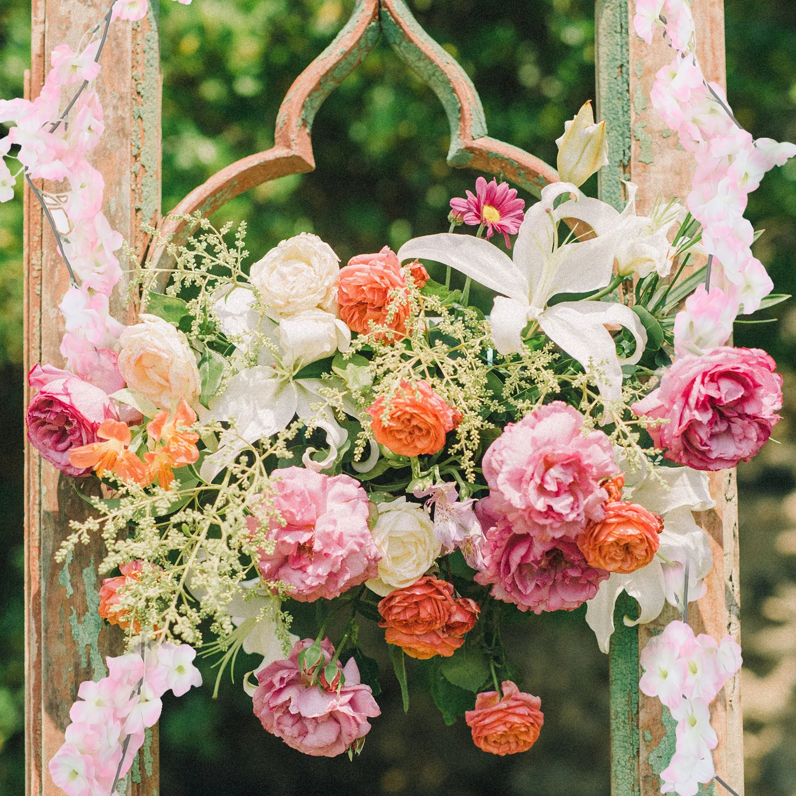 4 шт. искусственный цветок вишни цветочная гирлянда виноградной лозы