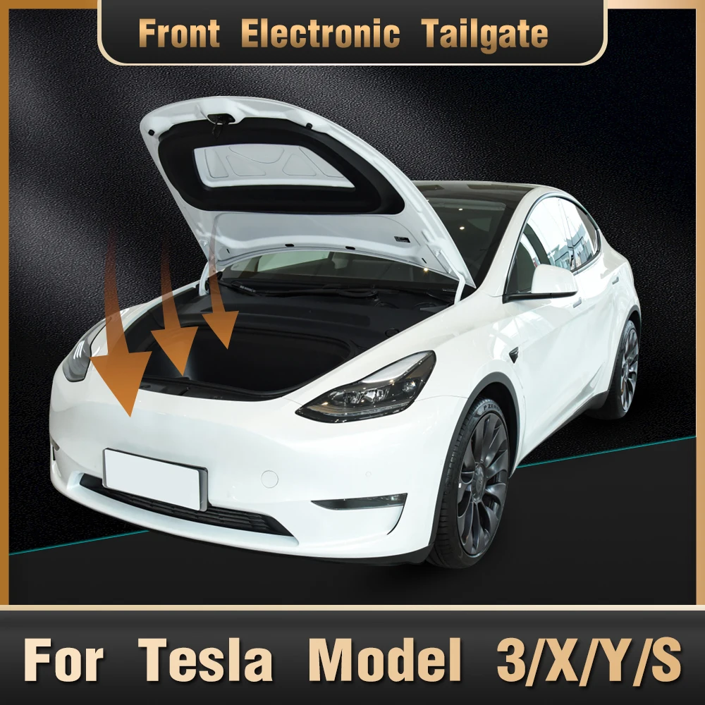 

Model 3 Y Electric Auto Power Frunk Car Modified Automatic Lifting Door For Tesla Model 3 Y S X Waterproof V5.0 APP KEY FOB