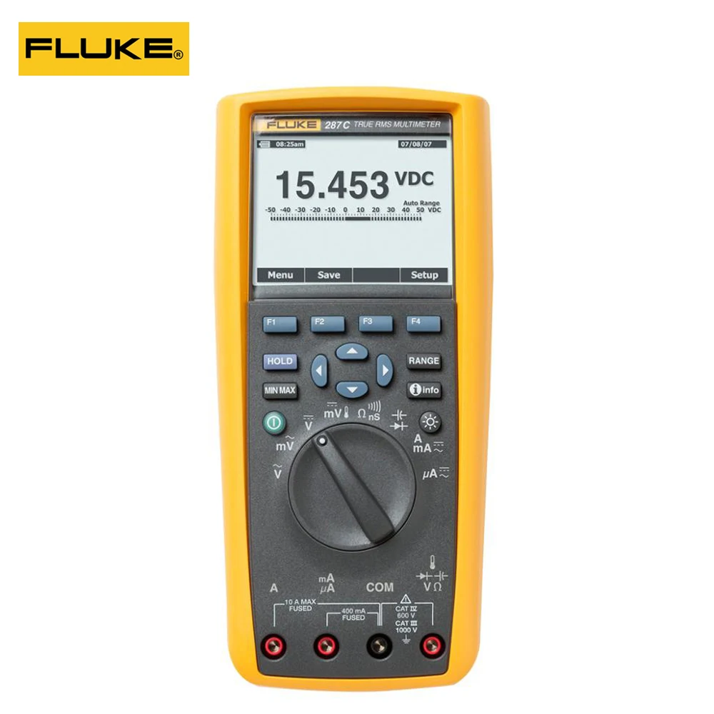 

Цифровой мультиметр FLUKE 287C 289C, высококлассный Профессиональный измерительный инструмент с функцией захвата реальных и эффективных значени...