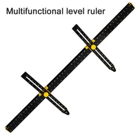 multi function level ruler frame wall hanging tool level woodworking bathroom mirror hanging cabinet punch locator drill guide