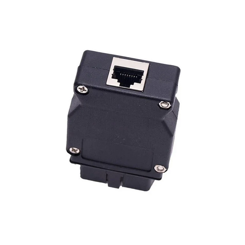 Фото 16-контактный адаптер OBDII Для BMW ENET Ethernet к ICOM программированию F-Series OBD2 16-контактный разъем для интерфейса BMW №2