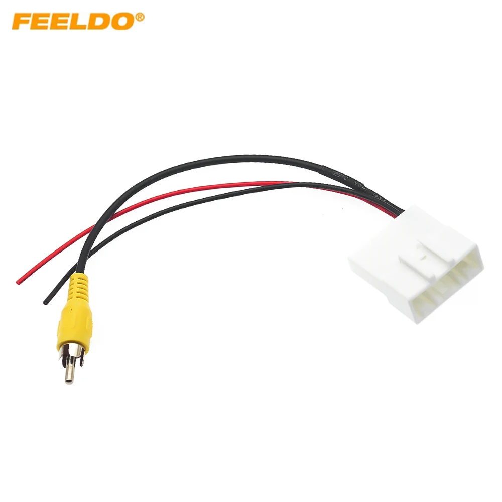 

Модификация автомобиля FEELDO, дополнительная камера для OEM заводского радиокабеля, адаптер для головного блока Nissan с 24-контактным интерфейсом обратной камеры
